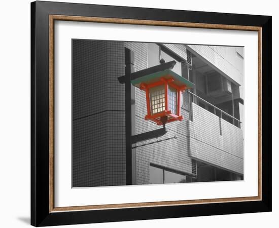 Tokyo Street Light-NaxArt-Framed Art Print