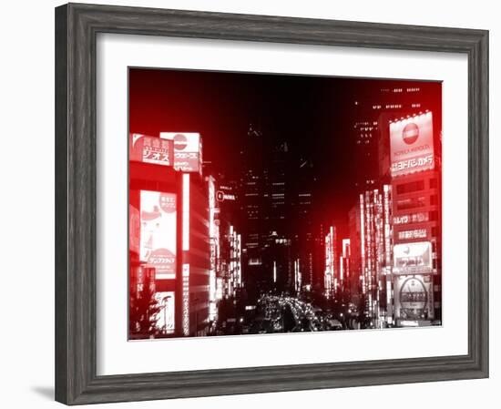 Tokyo Street-NaxArt-Framed Art Print