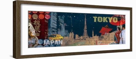 Tokyo Streets-Tom Frazier-Framed Giclee Print