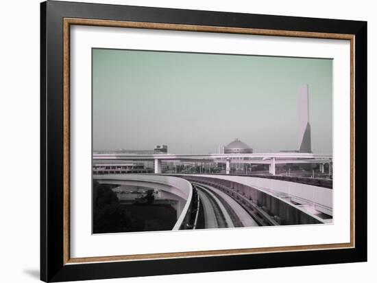 Tokyo Train Ride 2-NaxArt-Framed Art Print