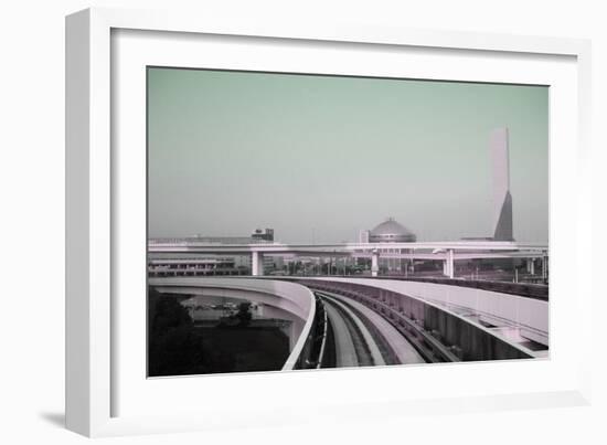 Tokyo Train Ride 2-NaxArt-Framed Art Print