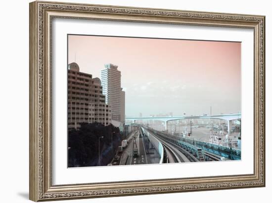 Tokyo Train Ride 3-NaxArt-Framed Art Print