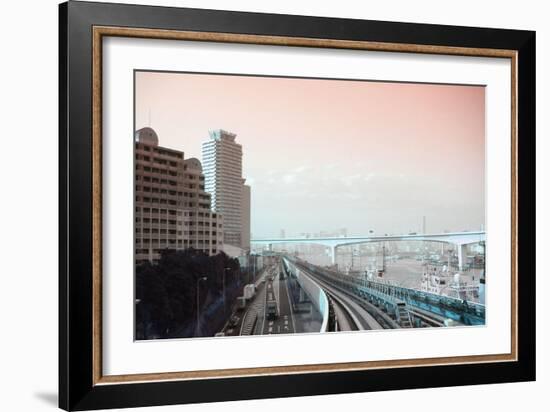 Tokyo Train Ride 3-NaxArt-Framed Art Print