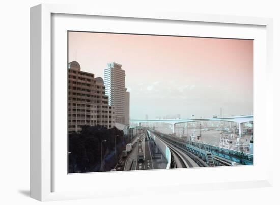 Tokyo Train Ride 3-NaxArt-Framed Art Print