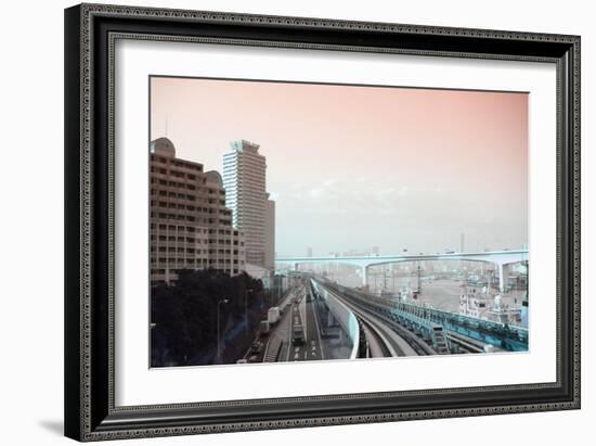 Tokyo Train Ride 3-NaxArt-Framed Art Print