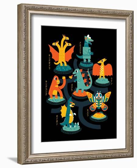 Tokyo Zoo-Michael Buxton-Framed Art Print