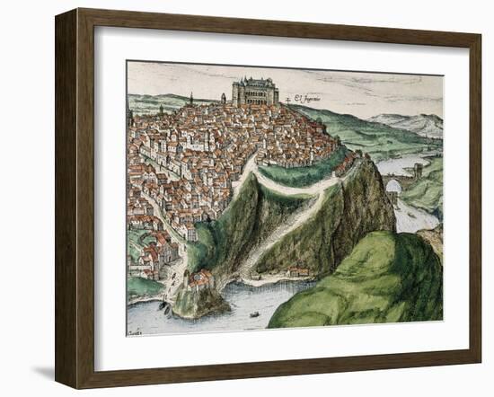 Toledo, 16th Century-Franz Hogenberg-Framed Giclee Print