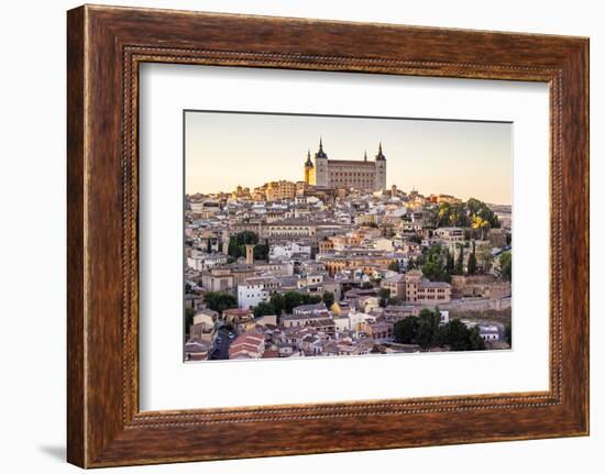 Toledo, Castille - La Mancha, Spain. View of the Ancient City at Sunset-Francesco Riccardo Iacomino-Framed Photographic Print