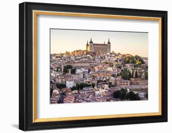 Toledo, Castille - La Mancha, Spain. View of the Ancient City at Sunset-Francesco Riccardo Iacomino-Framed Photographic Print