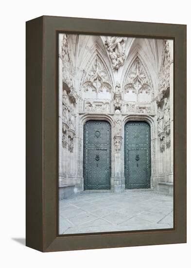 Toledo Cathedral Door, Toledo, Spain-Rob Tilley-Framed Premier Image Canvas