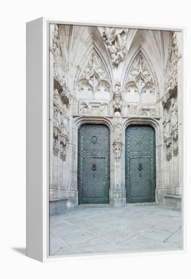 Toledo Cathedral Door, Toledo, Spain-Rob Tilley-Framed Premier Image Canvas