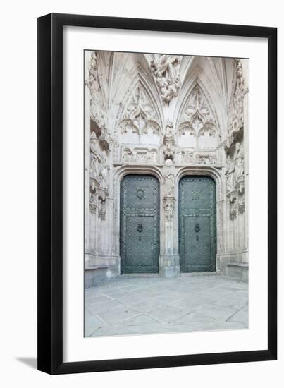 Toledo Cathedral Door, Toledo, Spain-Rob Tilley-Framed Photographic Print