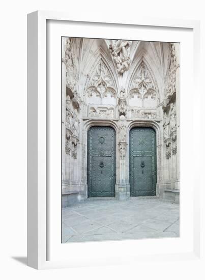 Toledo Cathedral Door, Toledo, Spain-Rob Tilley-Framed Photographic Print