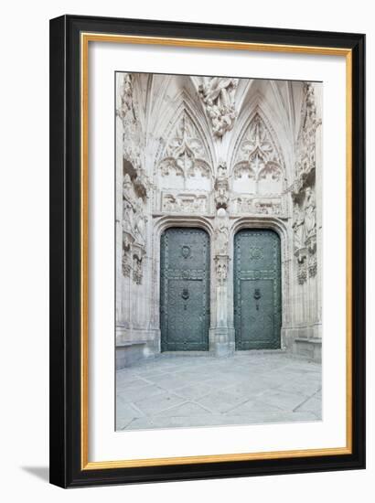 Toledo Cathedral Door, Toledo, Spain-Rob Tilley-Framed Photographic Print