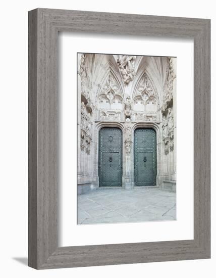 Toledo Cathedral Door, Toledo, Spain-Rob Tilley-Framed Premium Photographic Print
