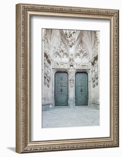 Toledo Cathedral Door, Toledo, Spain-Rob Tilley-Framed Photographic Print