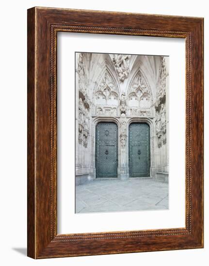 Toledo Cathedral Door, Toledo, Spain-Rob Tilley-Framed Photographic Print