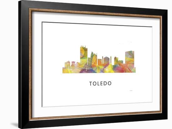 Toledo Skyline-Marlene Watson-Framed Giclee Print