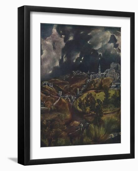 'Toledo', (View of Toledo), 1599-1600, (1938)-El Greco-Framed Giclee Print