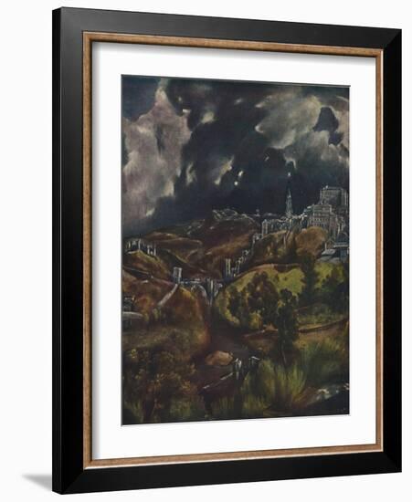 'Toledo', (View of Toledo), 1599-1600, (1938)-El Greco-Framed Giclee Print