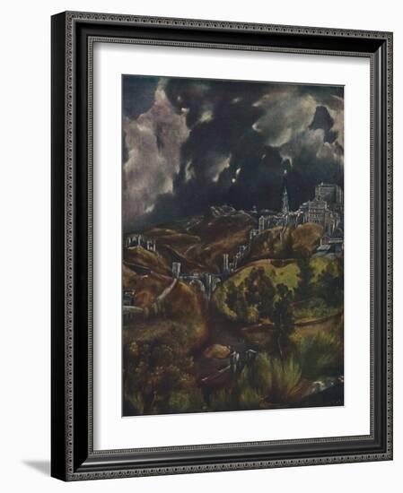 'Toledo', (View of Toledo), 1599-1600, (1938)-El Greco-Framed Giclee Print