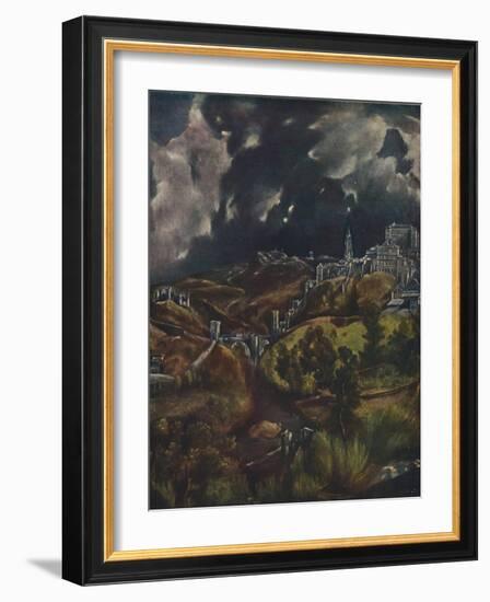 'Toledo', (View of Toledo), 1599-1600, (1938)-El Greco-Framed Giclee Print