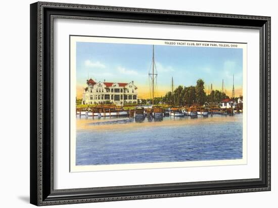 Toledo Yacht Club-null-Framed Art Print