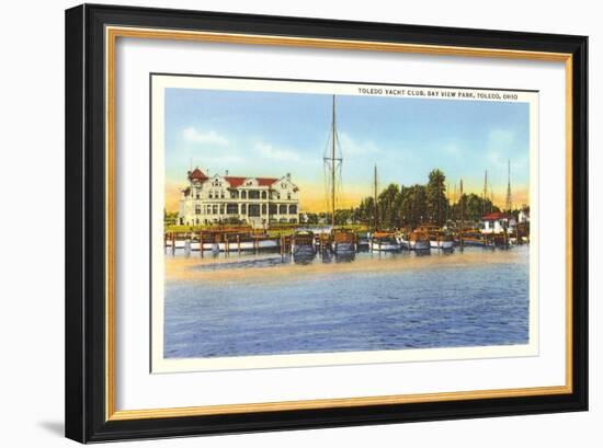 Toledo Yacht Club-null-Framed Art Print