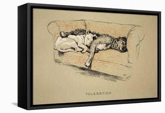 Toleration, 1930, 1st Edition of Sleeping Partners-Cecil Aldin-Framed Premier Image Canvas
