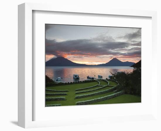 Toliman Volcano, Lago de Atitlan, Guatemala, Central America-Michael DeFreitas-Framed Photographic Print