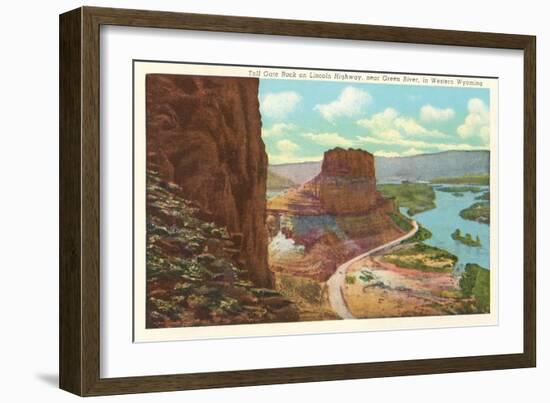 Toll Gate Rock, Green River, Wyoming-null-Framed Art Print