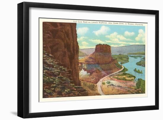 Toll Gate Rock, Green River, Wyoming-null-Framed Art Print