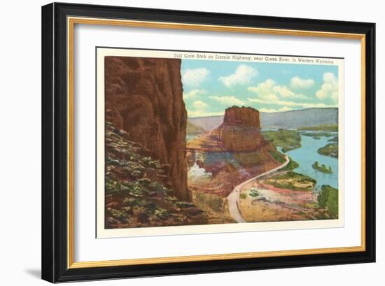 Toll Gate Rock, Green River, Wyoming-null-Framed Art Print