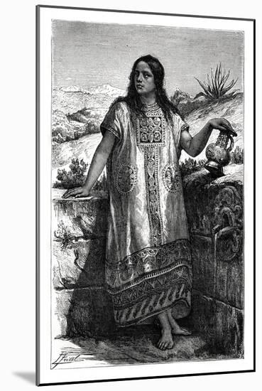 Toltec Girl, Mexico, 19th Century-Pierre Fritel-Mounted Giclee Print