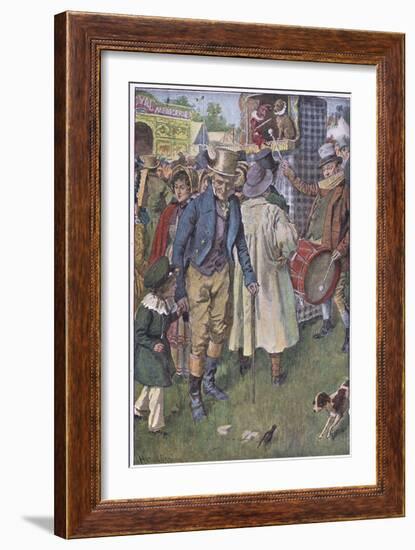 Tom and Benjy at the Fair-Harold Copping-Framed Giclee Print