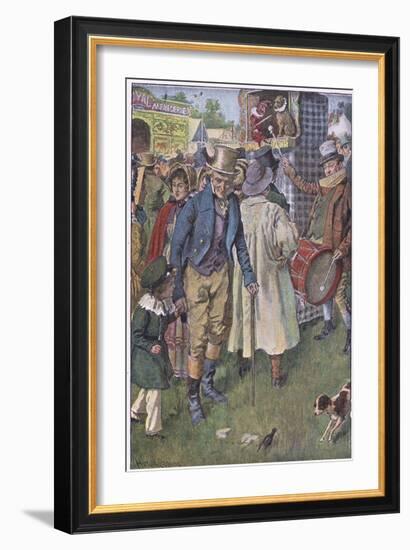 Tom and Benjy at the Fair-Harold Copping-Framed Giclee Print