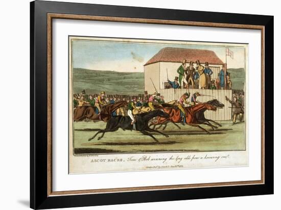 Tom and Bob Winning the Long Odds from a Knowing One-Henry Thomas Alken-Framed Art Print