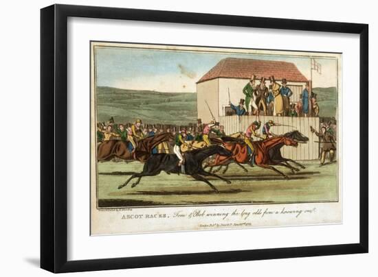 Tom and Bob Winning the Long Odds from a Knowing One-Henry Thomas Alken-Framed Art Print