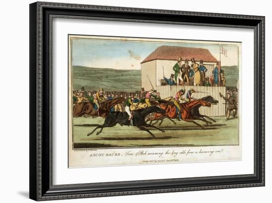 Tom and Bob Winning the Long Odds from a Knowing One-Henry Thomas Alken-Framed Art Print