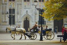 Horse-Drawn Trap, Bruges, Belgium-Tom Ang-Photographic Print