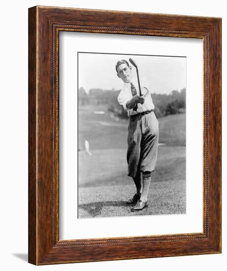 Tom Armour US Tour Golf Champion Photograph-Lantern Press-Framed Art Print