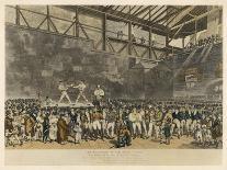 Jack Randall Sparring with Turner in the Fives Court-Tom Blake-Art Print