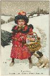 Scene from Little Red Riding Hood, 1900-Tom Browne-Framed Premier Image Canvas