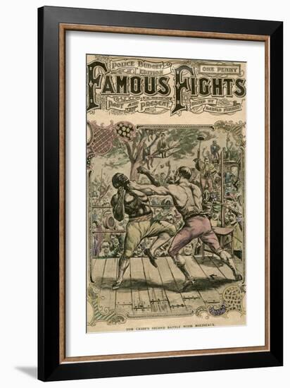 Tom Cribb's Second Battle with Molineaux, 1811-null-Framed Giclee Print