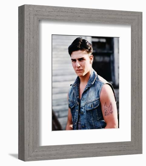 Tom Cruise, The Outsiders (1983)-null-Framed Photo