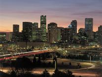 Skyline at Sunrise, Denver, CO-Tom Dietrich-Framed Premier Image Canvas