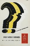 Be First Not Last, Post Early-Tom Eckersley-Art Print