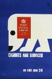 The 'Post Office Guide July 1968', Charges and Services, on Sale Now 2'6-Tom Eckersley-Framed Art Print