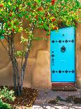 Turquoise Door, Santa Fe, New Mexico-Tom Haseltine-Photographic Print