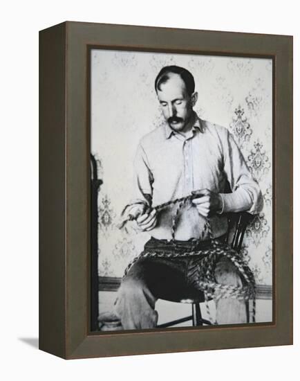 Tom Horn (1861-1903) (B/W Photo)-American Photographer-Framed Premier Image Canvas